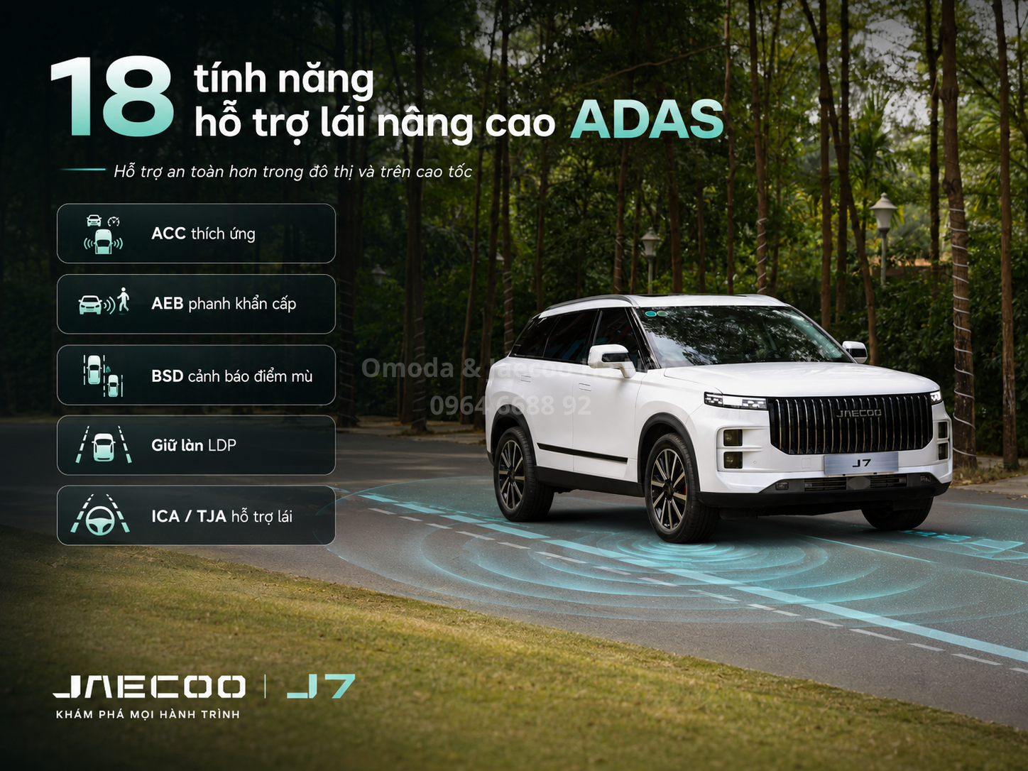  adas trên jaecoo j7