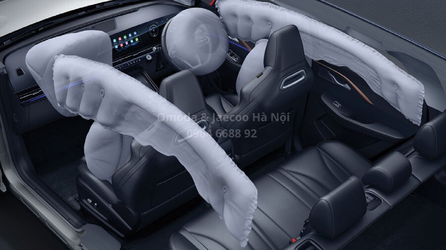 omoda c5 trang bị 6 túi khí
