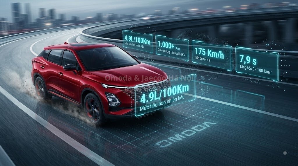 omoda c5 shs tiết kiệm nhiên liệu