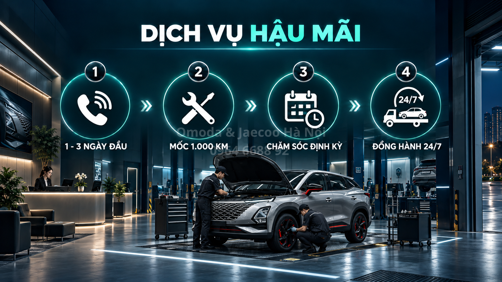 Dịch vụ hậu mãi omoda & jaecoo