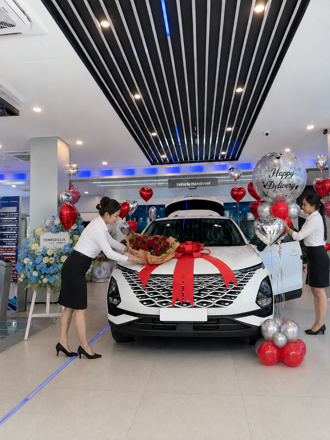Bàn giao xe omoda jaecoo hà nội