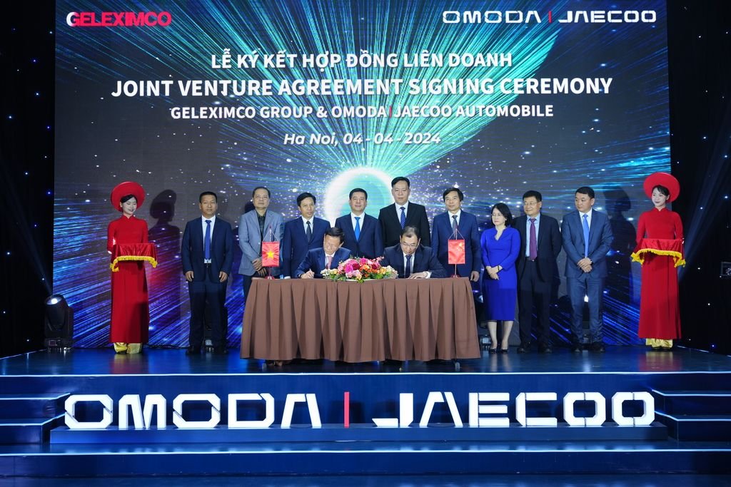 Geleximco và omoda jaecoo ki kết xây dựng nhà máy