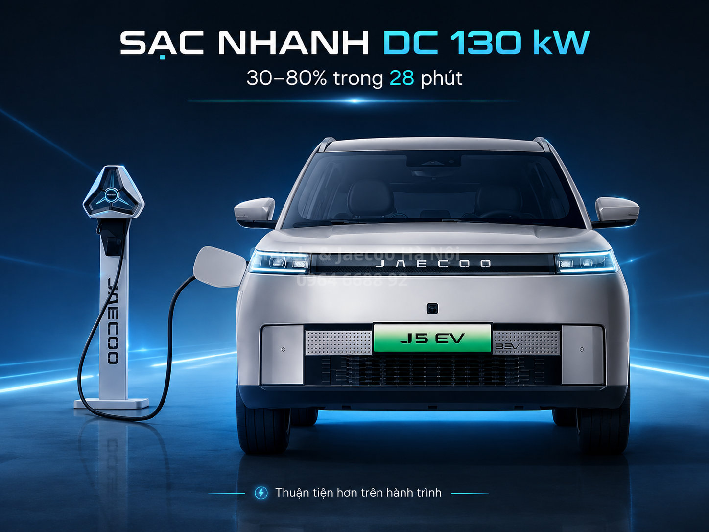 jaecoo j5 ev sạc nhanh 28 phút